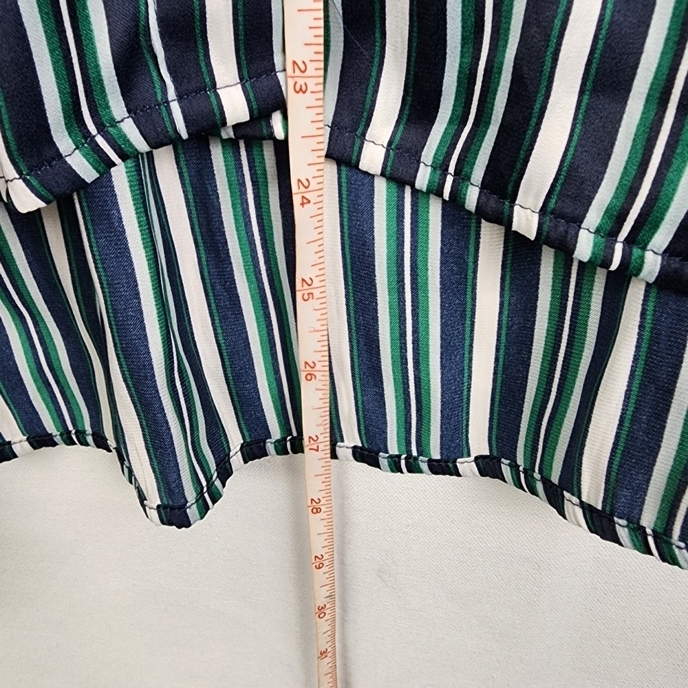 Free People Mad About You Button Down Shirt Stripes SIZE MEDIUM - Picture 7 of 7
